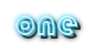 One